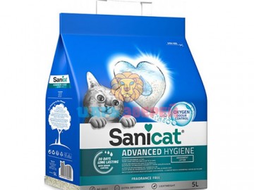 Sanicat (Саникэт) - Advanced Hygiene, Впитывающий наполнитель, 5 л