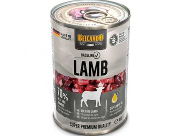 Belcando (Белькандо) - Baseline Lamb, Беззерновой влажный корм для взрослых собак, с ягненком, банка 800 г