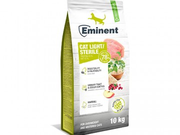 Eminent (Эминент) - Cat Light Sterile 30/10, Сухой корм для кошек с избыточным весом и кастрированных кошек, 10 кг
