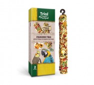 Triol (Триол) - Original, Лакомство для крупных и средних попугаев с фруктами и мёдом (уп.2шт.), 55 г