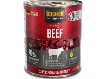 Belcando (Белькандо) - Baseline Beef, Беззерновой влажный корм для взрослых собак, с говядиной, банка 800 г