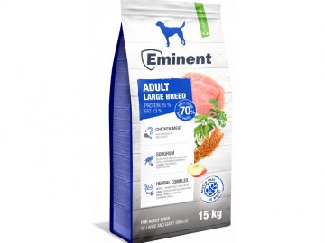 Eminent (Эминент) - Adult Large Breed 25/13, Сухой корм для взрослых собак крупных пород, 15 кг