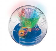 KONG (Конг) - Bat-A-Bout Glow Aquarium, Светящийся мяч аквариум для кошек, 15 см