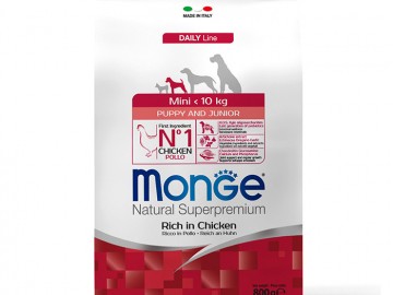 Monge (Монже) - Best for Breeders Puppy & Junior Mini Lamb, Сухой корм для щенков мелких пород, с ягненком, 15 кг