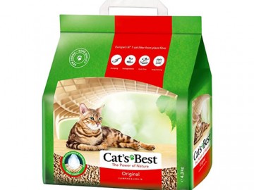 Cat's Best (Кэтс Бест) - Древесный комкующийся наполнитель oko, 5 л (2,1 кг)