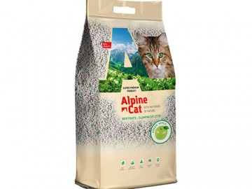 Alpine Cat (Альпин Кэт) - Комкующийся наполнитель с ароматом яблока, 15 л