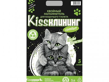 Kissклининг (Кисс Клининг) - Комфорт, Наполнитель хвойный, 5 л