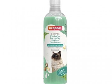 Beaphar (Беафар) -  Pro Vitamin Macadamia Oil, Шампунь для кошек и котят, 250 мл