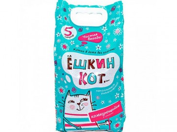 Ёшкин Кот - Комкующийся в гранулах, 5 л