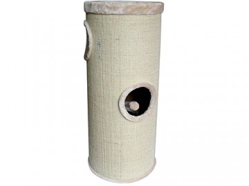 M-Pets (М-петс) - Килиманджаро, Домик-когтеточка для кошек, 45 х 45 х 100 см, сизаль