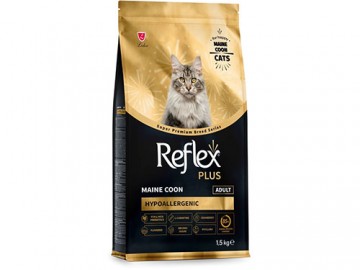 Reflex Plus (Рефлекс Плюс) - Maine Coon Hypoallergenic Adult, Гипоаллергенный корм для кошек породы мейн-кун с пищевой непереносимостью, 2 кг