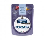 Forza10 (Форца10) - Adult Sterilized 7+ Rich in Anchovy, Влажный корм для стерилизованных кошек старше 7 лет, паштет с анчоусом, пауч 80 г