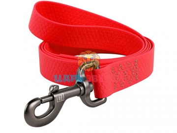 COLLAR (Коллар) - WAUDOG Waterproof, Поводок водостойкий, ш 20 мм, дл 183 см, красный