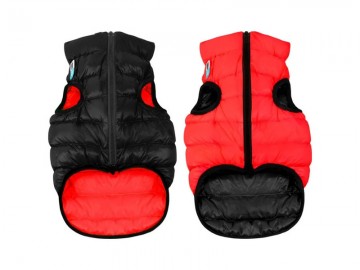 COLLAR (Коллар) - AIRYVEST, Куртка двусторонняя, размер S, 40 см, красно-черная, полиэстер