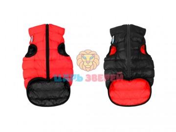 COLLAR (Коллар) - AIRYVEST, Куртка двухсторонняя, размер M, 40 см, красно-черная, полиэстер