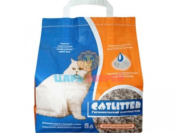 CATLITTER (КЭТЛИТТЕР) - Минеральный впитывающий наполнитель, 5 л