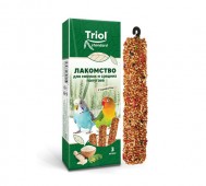 Triol (Триол) - Standard, Лакомство для мелких и средних попугаев с кунжутом (уп. 3 шт), 80 г