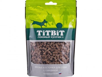 TiTBit (ТитБит) - Лакомство Косточки мясные для собак с говядиной, 145 г