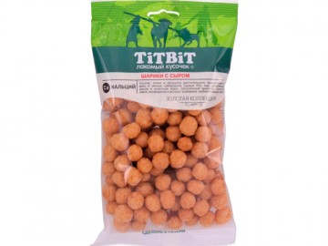 TiTBit (ТитБит) - Лакомство для собак Шарики с сыром, 95 г