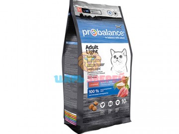 Probalance (Пробаланс) - Adult Light Turkey, Корм для взрослых кошек со вкусом индейки, 10 кг