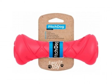 COLLAR (Коллар) - Игровая гантель для апортировки PitchDog, 19 х 7 см, розовый