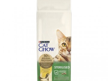 Cat Chow (Кэт Чау) - Sterilised Chicken, Сухой корм для стерилизованных кошек, с курицей (развес)
