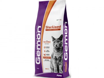 Gemon (Джимон) - Cat Sterilised with Turkey, Сухой корм для взрослых стерилизованных кошек, с индейкой, 7 кг