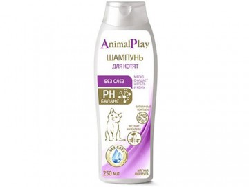 Animal Play (Энимал Плей) - Шампунь Без слез с витаминами и экстрактом календулы для котят, 250мл