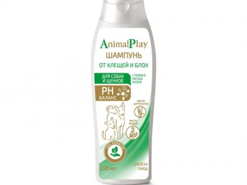 Animal Play (Энимал Плей) - Шампунь репеллентный для собак и щенков, 250 мл