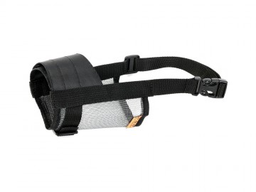 COLLAR (Коллар) - Dog Extreme, Намордник нейлоновый регулируемый с сеткой №2, обхват 19-26 см (овчарка, доберман, далматин, лабрадор, сеттер)