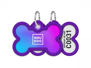 WAUDOG (Ваудог) - Smart ID, Адресник металлический с QR паспортом, рисунок 