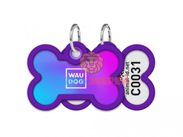 WAUDOG (Ваудог) - Smart ID, Адресник металлический с QR паспортом, рисунок 