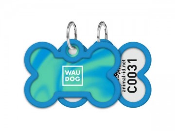 WAUDOG (Ваудог) - Smart ID, Адресник металлический с QR паспортом, рисунок 
