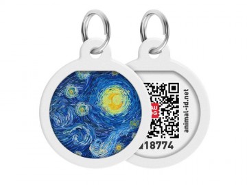 WAUDOG (Ваудог) - Smart ID, Адресник металлический с QR паспортом, рисунок 