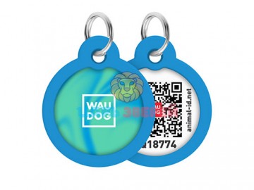 WAUDOG (Ваудог) - Smart ID, Адресник металлический с QR паспортом, рисунок 