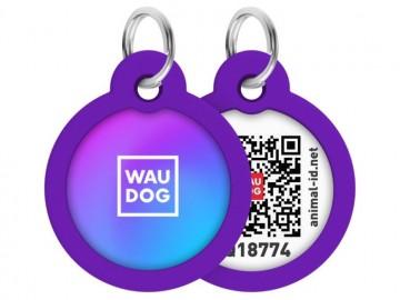 WAUDOG (Ваудог) - Smart ID, Адресник металлический с QR паспортом, рисунок 