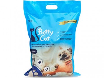 Betty Cat (Бэтти кэт) - Комкующийся наполнитель нейтральный, 10 л (8 кг)