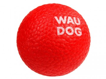 WAUDOG (Ваудог) - Red Ball, Игрушка для собак неуязвимый мяч, 7 см