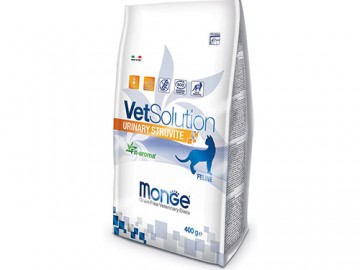 Monge (Монже) - Vetsolution Cat Urinary Struvite GRAIN FREE, Беззерновой корм при струвитных камнях у кошек, 400 г