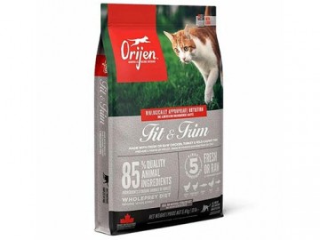 Orijen (Ориджен) - Fit & Trim, Беззерновой корм для кошек профилактика избыточного веса, 1,8 кг