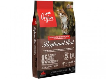 Orijen (Ориджен) - Regional Red Cat, Беззерновой корм для кошек, говядина, кабан, бизон и ягненок (развес)
