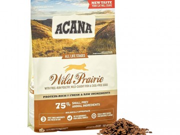 Acana (Акана) - Wild Prairie, Беззерновой корм для кошек и котят, с птицей и рыбой, 340 г