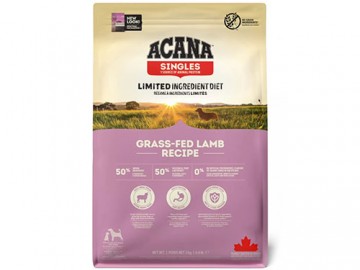 Acana (Акана) - Grass-Fed Lamb, Беззерновой корм для собак всех пород, с ягненком и яблоком, 2 кг