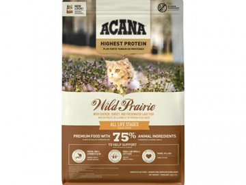 Acana (Акана) - Wild Prairie, Беззерновой корм для кошек и котят, с птицей и рыбой, 1,8 кг