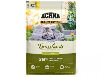 Acana (Акана) - Grasslands, Беззерновой корм для кошек и котят всех пород, с птицей (развес)