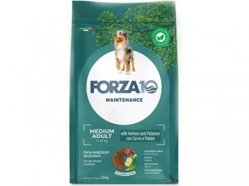 Forza10 (Форца10) - Maintenance Medium Cervo/Patate, Сухой корм для взрослых собак средних пород с олениной и картофелем, 12 кг
