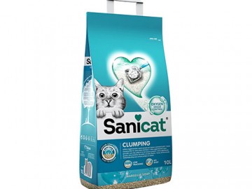 Sanicat (Саникэт) - Clumping Marseille Soap, Комкующийся наполнитель с ароматом марсельского мыла, 10 л
