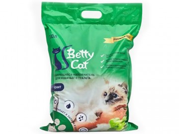 Betty Cat (Бэтти кэт) - Комкующийся наполнитель с ароматом алоэ, 10 л (8 кг)