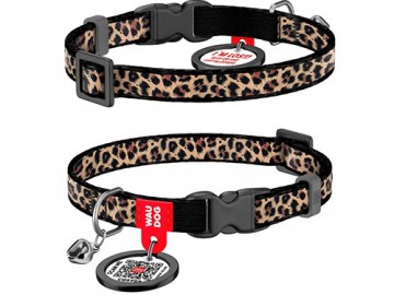 COLLAR (Коллар) - WAUDOG Nylon, Ошейник нейлон пластиковый фастекс с QR паспортом 
