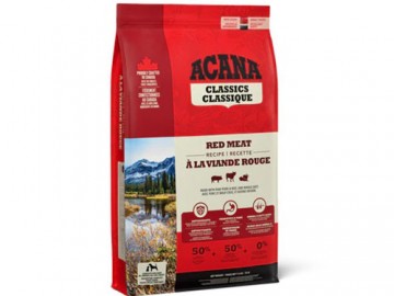 Acana (Акана) - Classics Red Meat, Низкозерновой корм для собак, с говядиной, ягненком и свининой, 9,7 кг